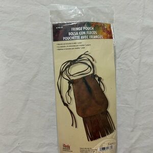 Tandy Leather fringe pouch kit NWT